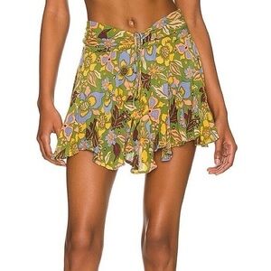 Free People Ellie Mini Skort – Boho Floral Print (NWT) Size: XS